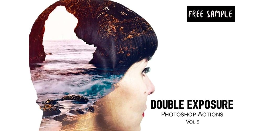 Latest Free Photoshop Actions 31 Double Exposure Photoshop Actions