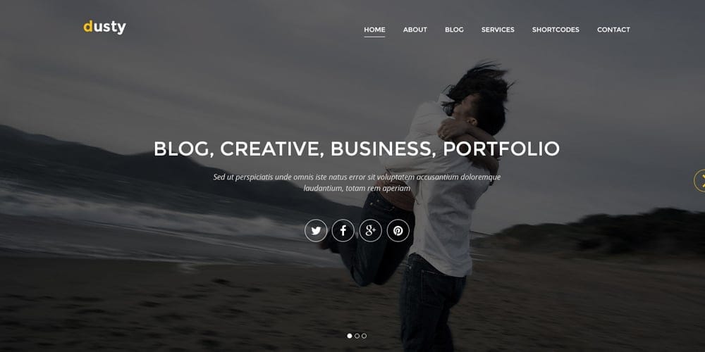 Best Free Web Templates 2023 166 Dusty Multipurpose Template PSD