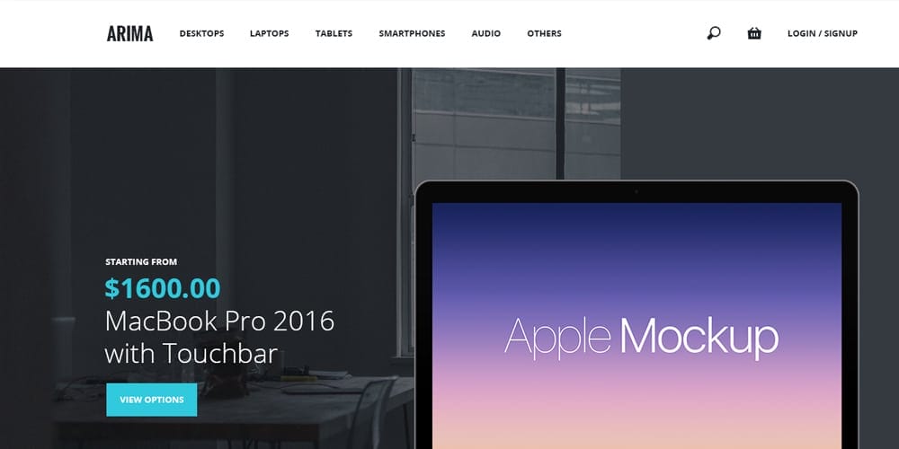Best Free Web Templates 2023 74 Ecommerce Landing Page PSD