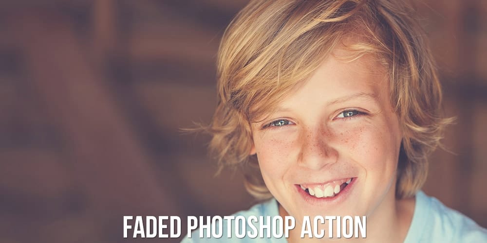 Latest Free Photoshop Actions 126 Faded Photoshop Action