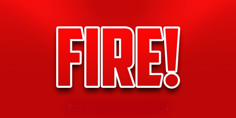 Latest Free Photoshop Text Styles & Effects 203 Fire Text Effect