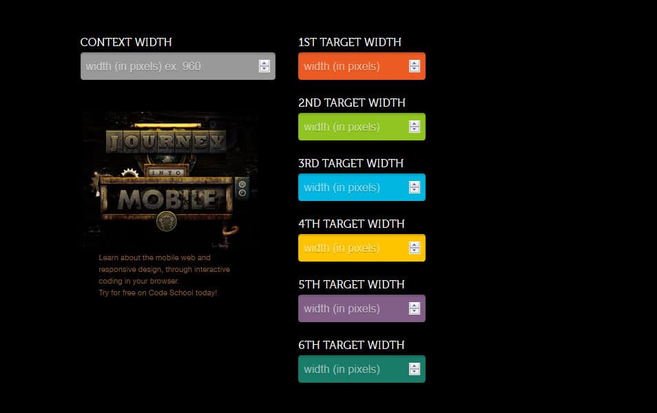 Converters and Calculators for Responsive Design, Color, Typography, Grid, Pixel Density 36 Flexible Math