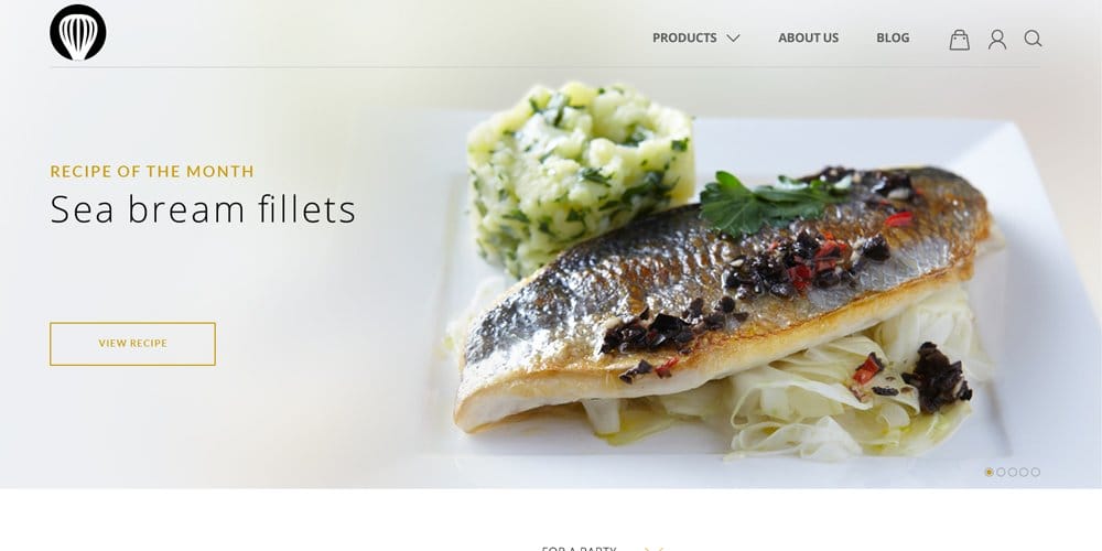 Best Free Web Templates 2023 320 Food Product Page Template PSD