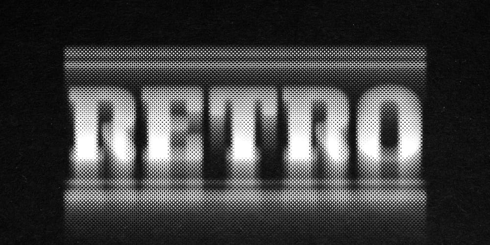 Latest Free Photoshop Text Styles & Effects 2 Free Blurred Halftone Text Effect PSD