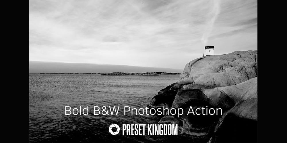 Free Bold Black & White Photoshop Action