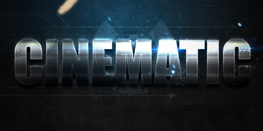 Latest Free Photoshop Text Styles & Effects 193 Free Cinematic Text Effects