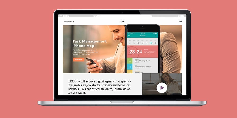 Best Free Web Templates 2023 10 Free Elegant Single Page Website Template PSD