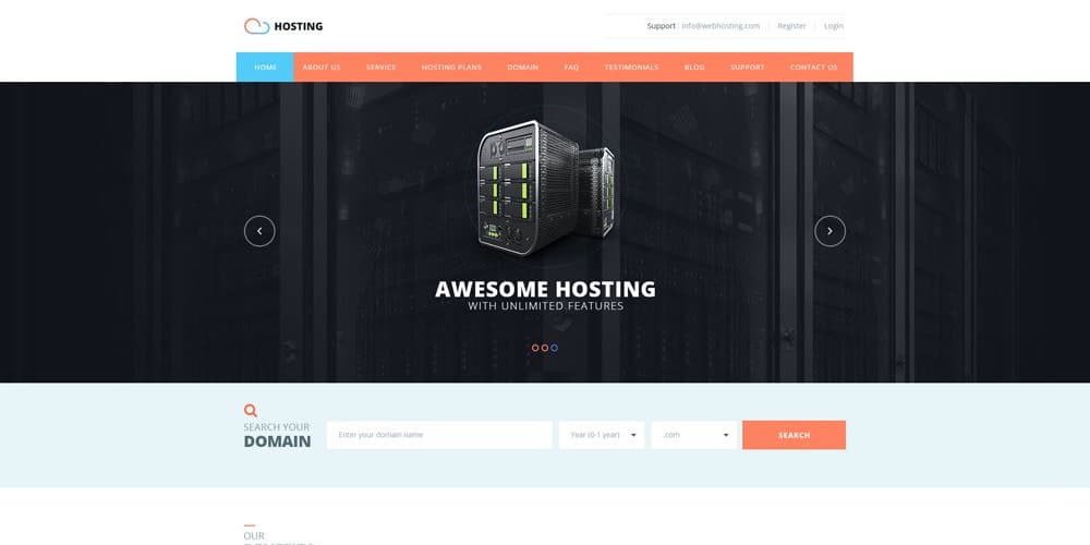 Best Free Web Templates 2023 162 Free Hosting Web Template PSD