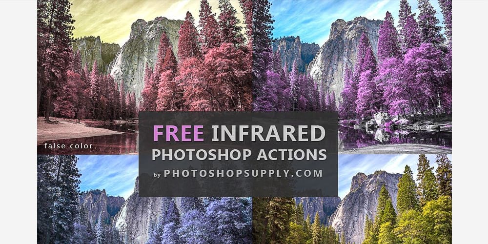 Latest Free Photoshop Actions 201 Free Infrared Photoshop Actions