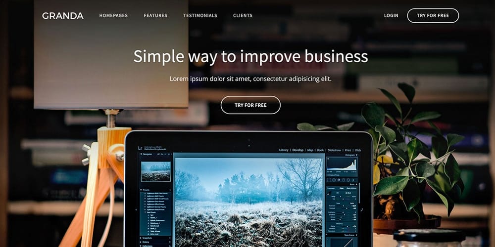 Free Landing Page Template