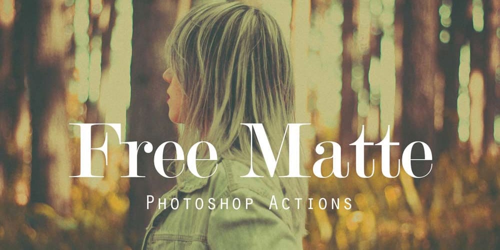 Free Matte Photoshop Actions