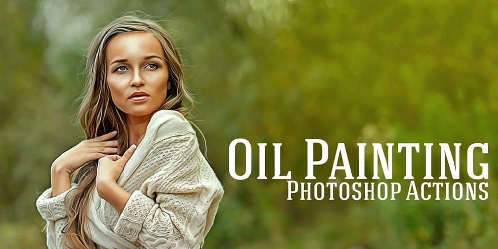 Free Oil Painting Photoshop Actions