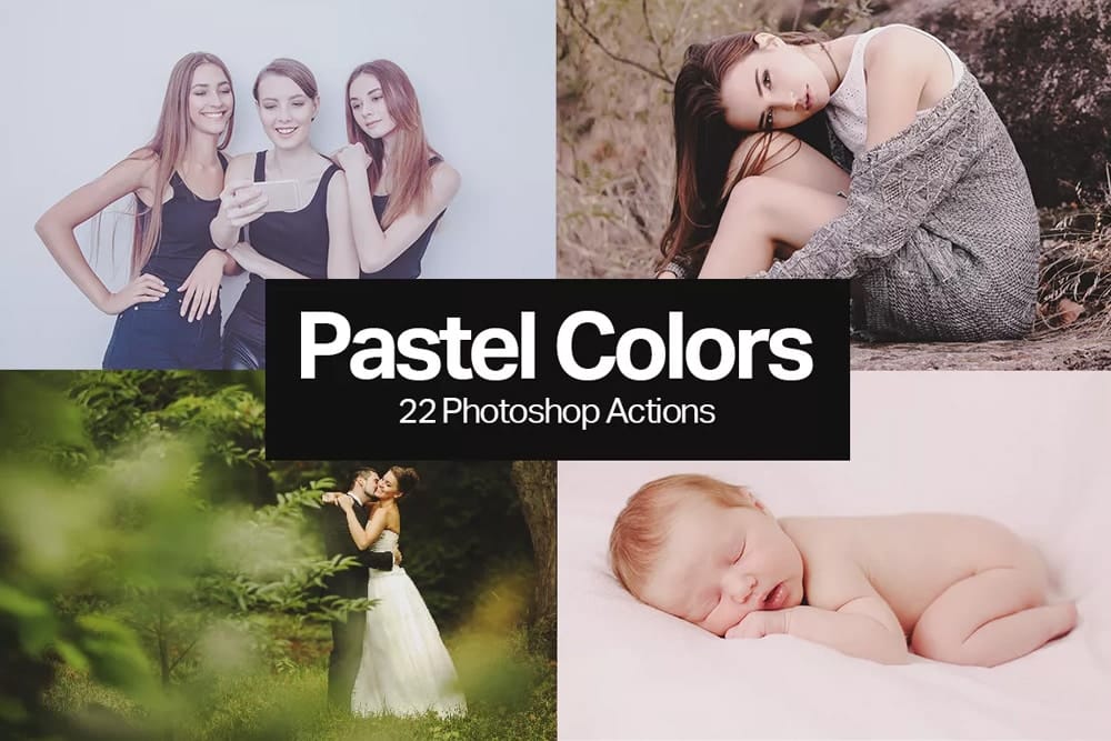 Latest Free Photoshop Actions 165 Free Pastel Color Photoshop Actions