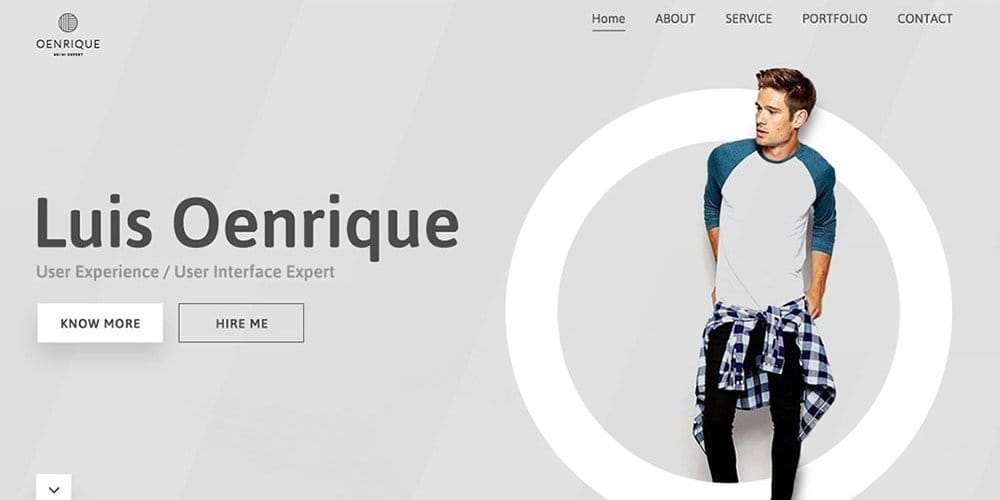 Free Portfolio Website Templates (PSD , HTML) 28 Free Portfolio Website Templates