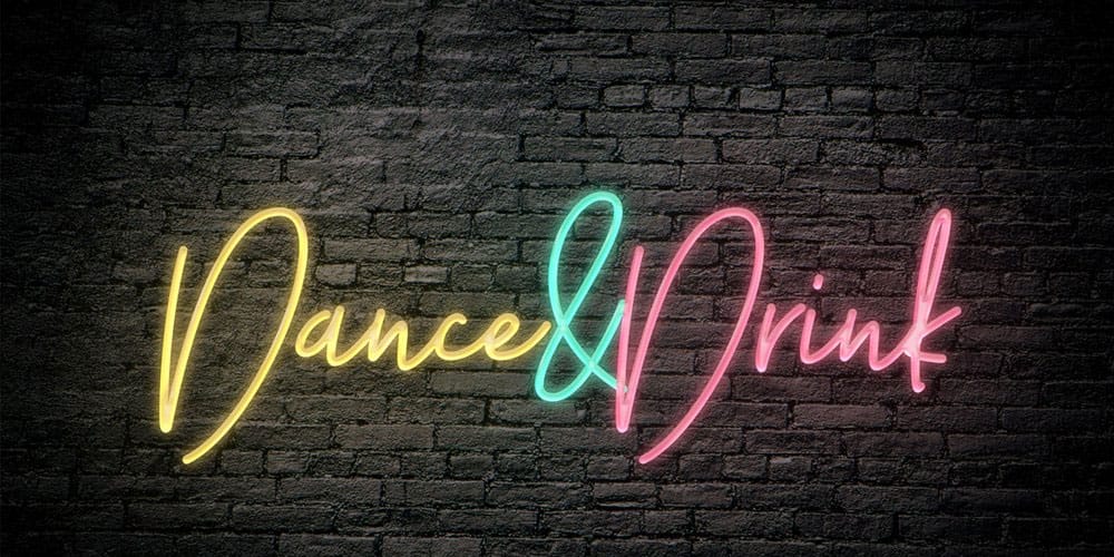 Latest Free Photoshop Text Styles & Effects 155 Free Photoshop Neon Text Effect