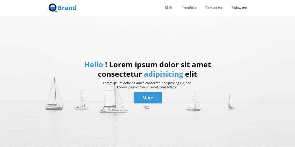 Best Free Web Templates 2023 42 Free Portfolio Web Template PSD