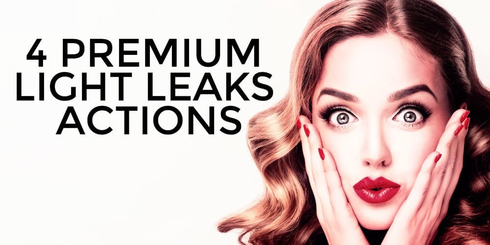 Latest Free Photoshop Actions 177 Free Pro Light Leaks Actions