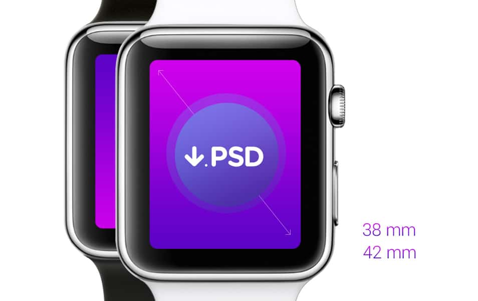 Free Psd iWatch Template