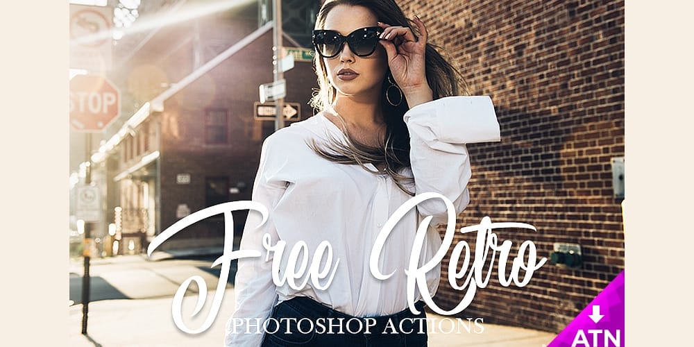 Latest Free Photoshop Actions 153 Free Retro Photoshop Actions