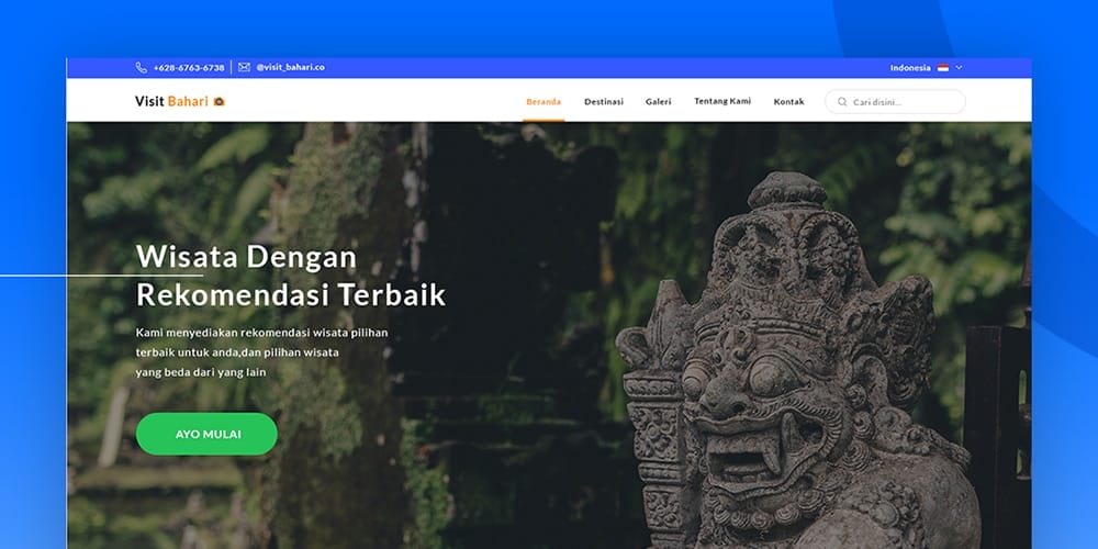 Best Free Web Templates 2023 189 Free Travel Website Design PSD