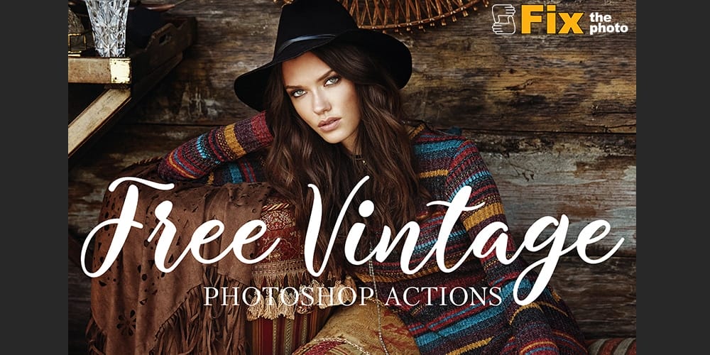 Latest Free Photoshop Actions 139 Free Vintage Photoshop Actions