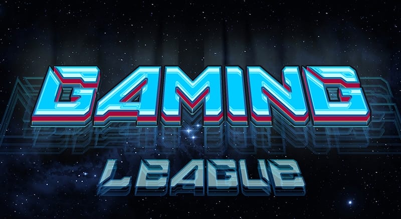 Latest Free Photoshop Text Styles & Effects 254 Gaming League Text Style PSD