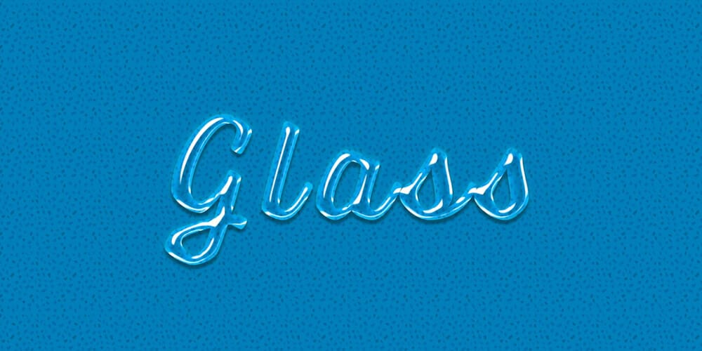 Glass Text Effect