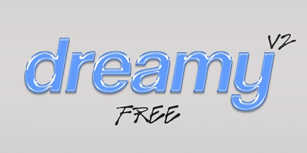 Latest Free Photoshop Text Styles & Effects 233 Glossy Text Effect