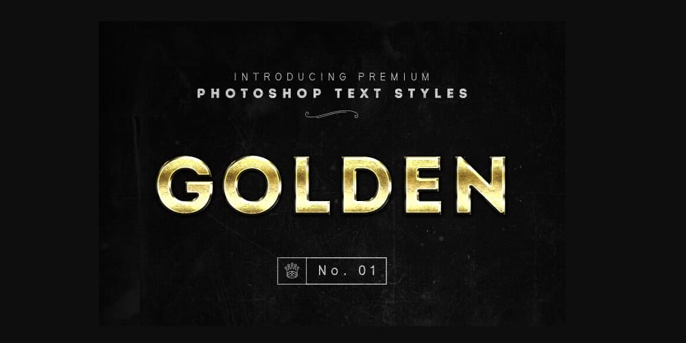 Latest Free Photoshop Text Styles & Effects 229 Gold Text Styles PSD