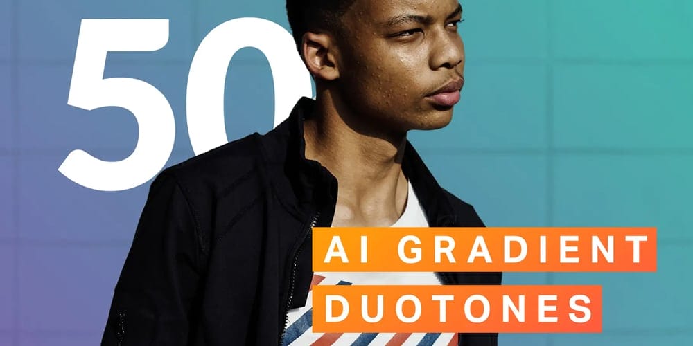 Latest Free Photoshop Actions 45 Gradient Duotone Photoshop Actions