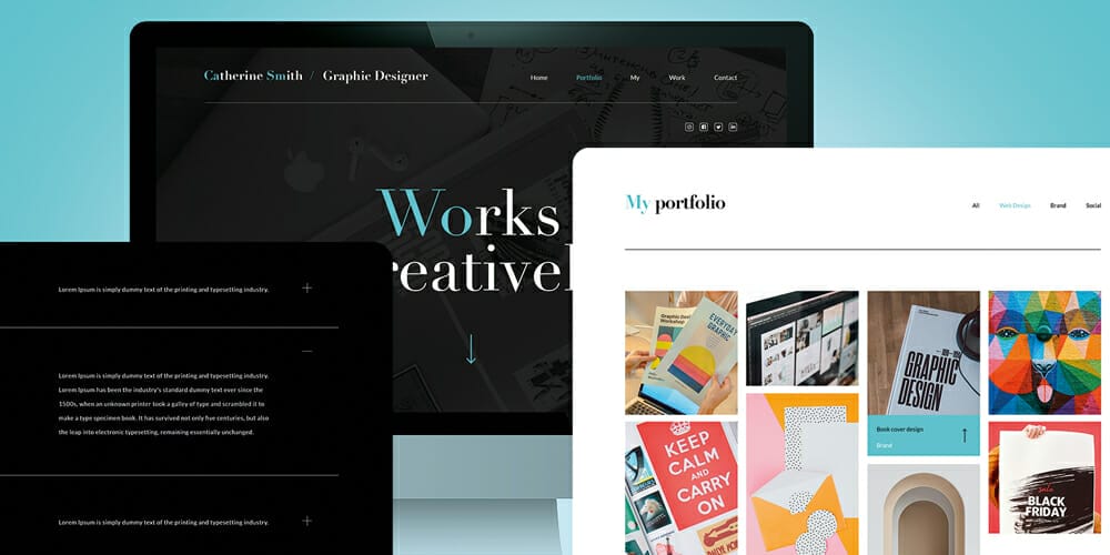 Graphic Designer Portfolio Web Template