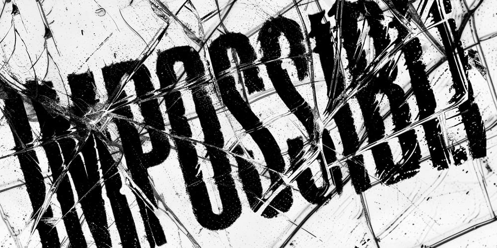 Latest Free Photoshop Text Styles & Effects 30 Grunge Broken Text Effect PSD