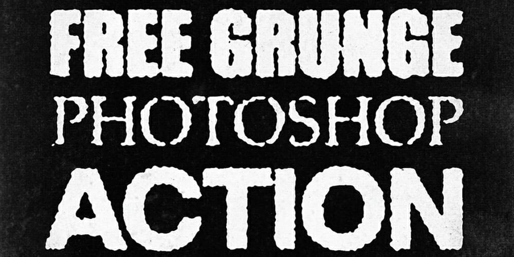 Latest Free Photoshop Actions 221 Grunge Photoshop Action