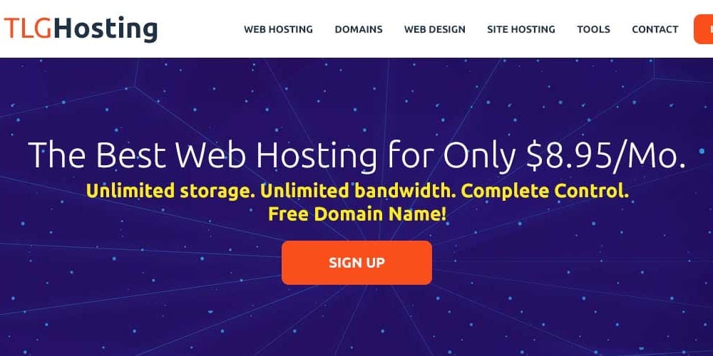 Hosting Web Template PSD