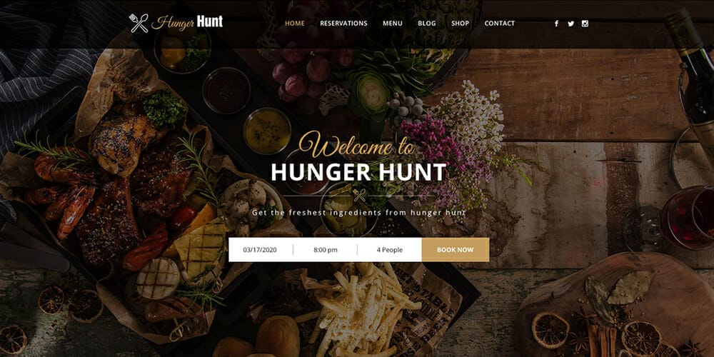 Best Free Web Templates 2023 173 HungerHunt