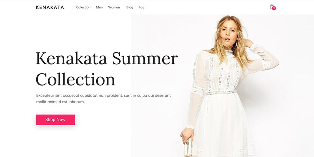 Kenakata eCommerce Bootstrap Template