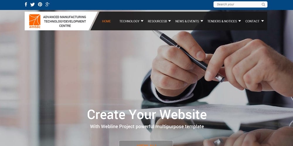 Best Free Web Templates 2023 100 Landing page for Technology Business