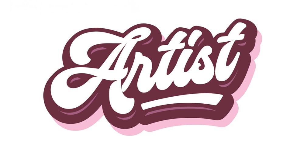 Latest Free Photoshop Text Styles & Effects 164 Lettring 3D Text Effect