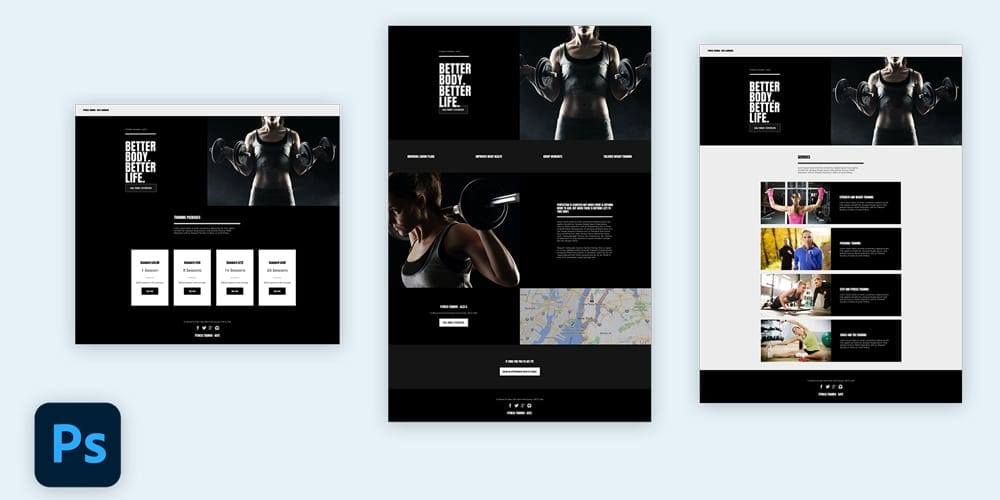 Live Strong Website Template