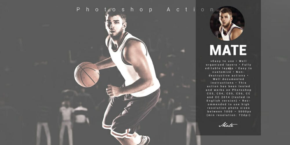 Latest Free Photoshop Actions 124 Mate Photoshop Action