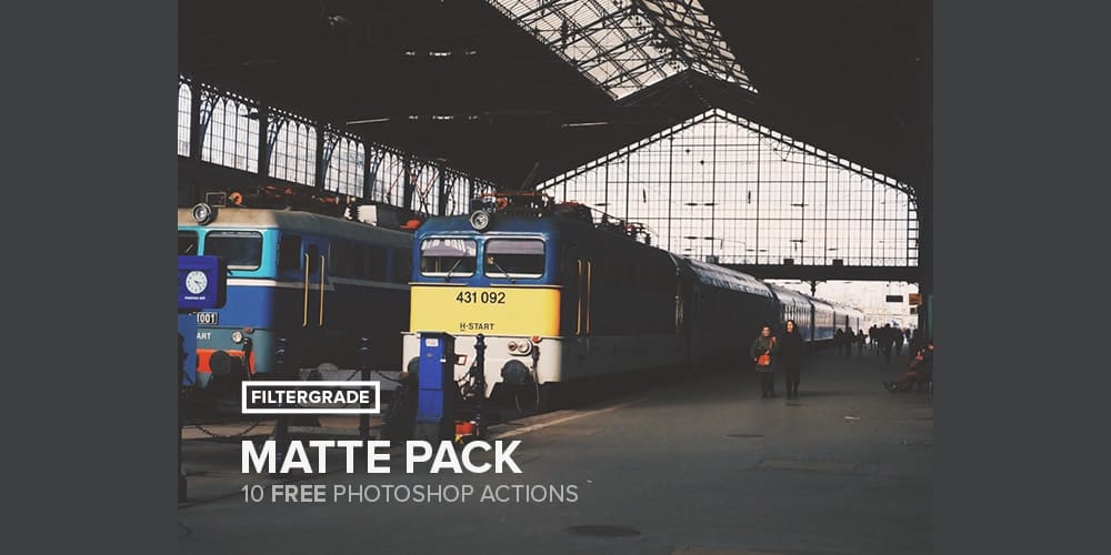 Matte Photoshop Actions