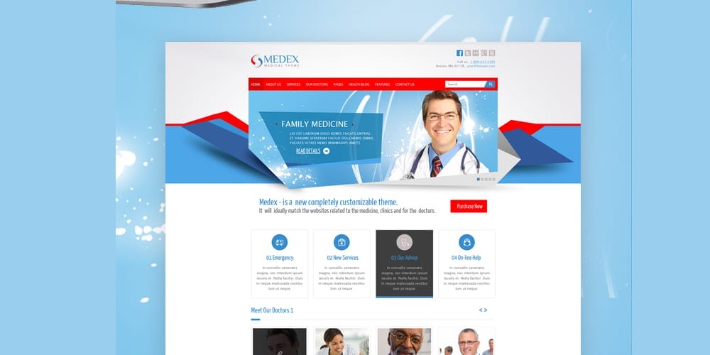 Best Free Web Templates 2023 348 Medex