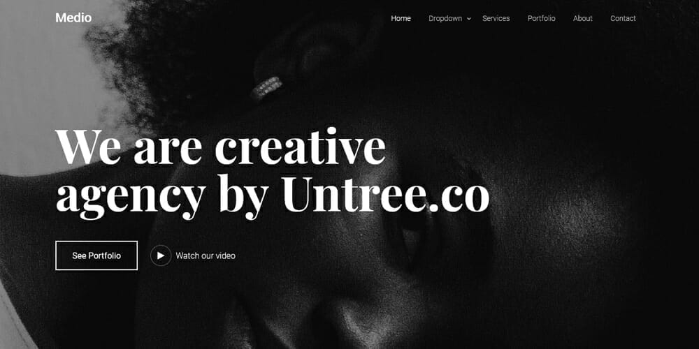 Best Free Web Templates 2023 234 Medio HTML Portfolio Template