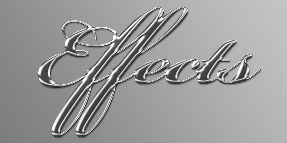 Latest Free Photoshop Text Styles & Effects 272 Melted Metal Photoshop Text Effect