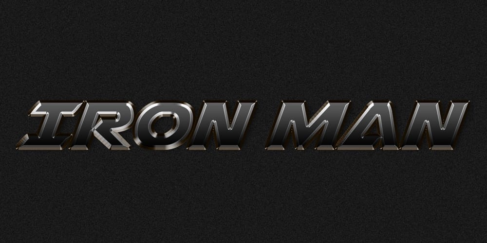 Latest Free Photoshop Text Styles & Effects 32 Metal Text Effect In Photoshop