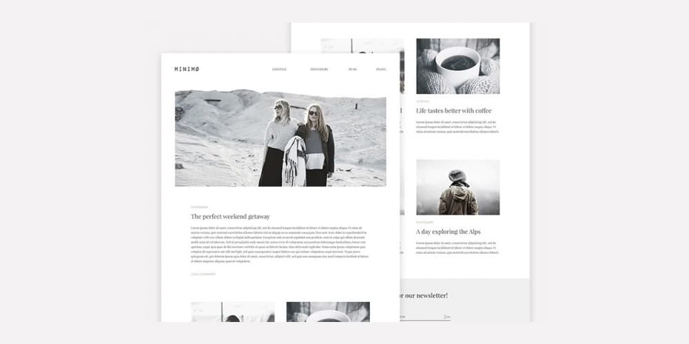 Best Free Web Templates 2023 310 Minimo