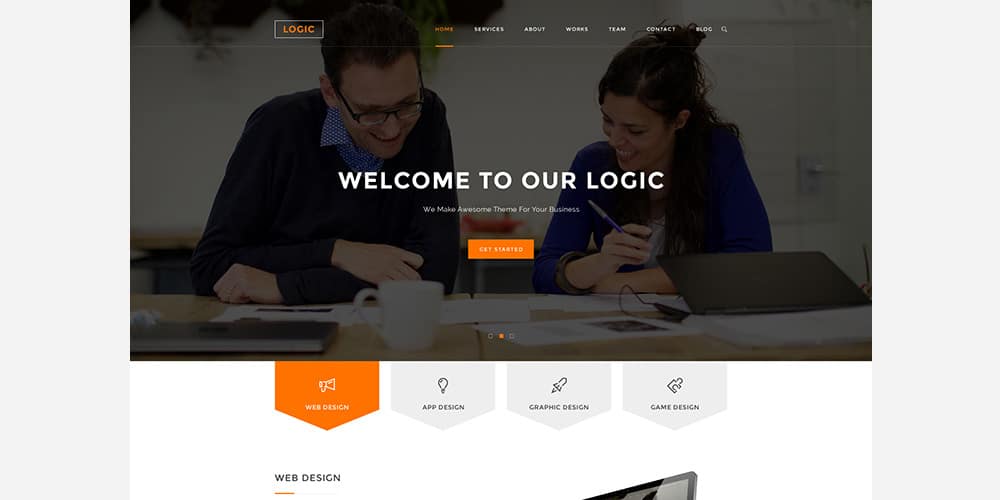 Multipurpose Web Template PSD