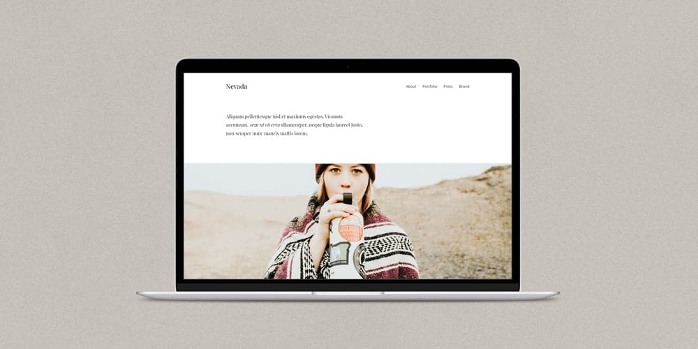 Best Free Web Templates 2023 273 Nevada Minimal Html Portfolio Template