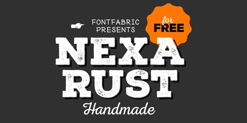 Nexa Rust free font