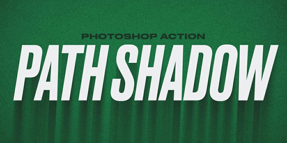 Latest Free Photoshop Actions 197 Path Shadow Action